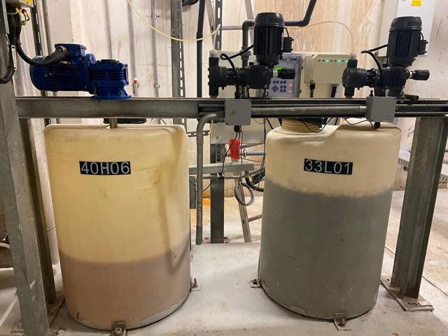 Chemical dosing tanks