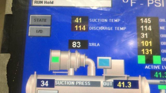 Chiller operating parameters
