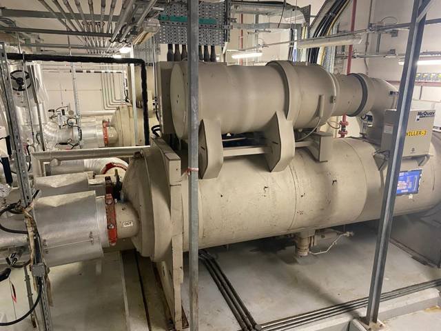 Chiller plant room