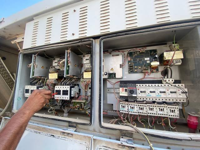 Control panel wiring