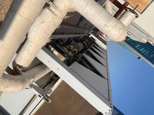 Insulated chilled water pipework